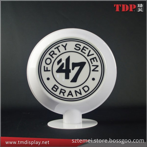 Manufacturer Outdoor Wall Mounted Round Rotating Acrylic Advertising Light Boxes